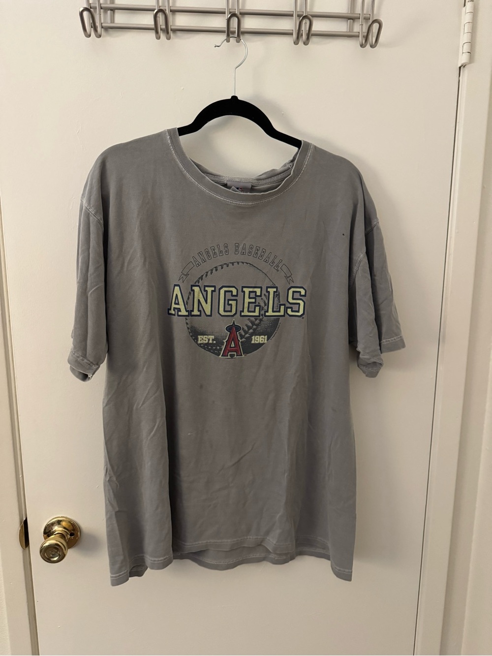 Genuine Merchandise Gray Angels Short-Sleeve Tee